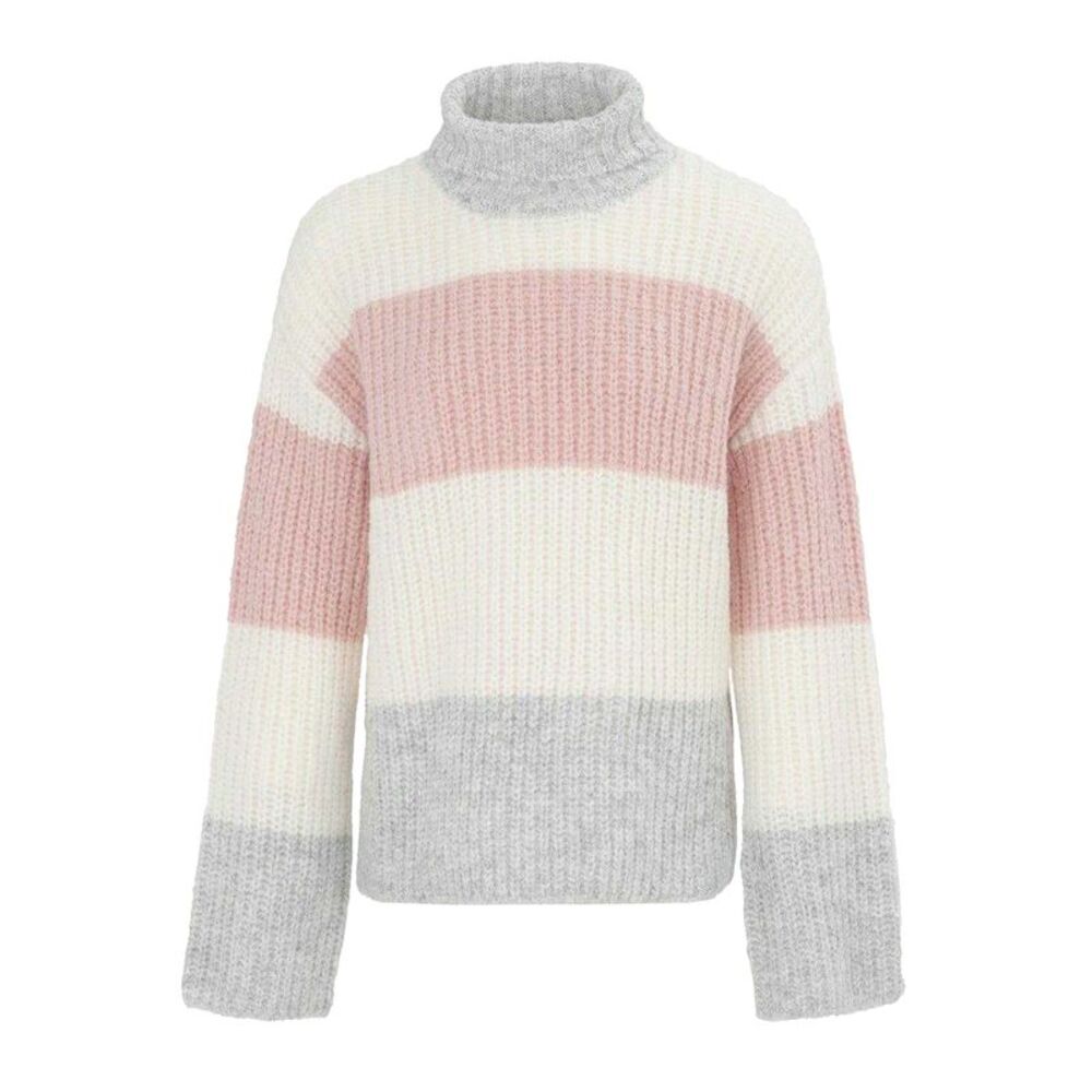 Miso Womens/Ladies Striped Ribbed Sweater / Multicolored